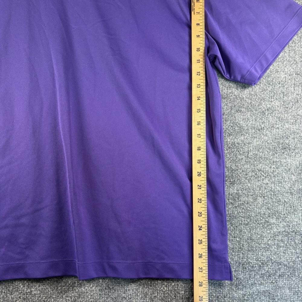 Nike Golf LSU University Club Polo Shirt Mens XL Purple Dri-FIT Embroidered - Picture 5 of 6